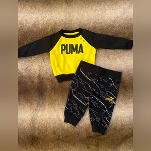 PUMA Baby Boy Jogger Suit Set Size 0-3 mos. - boy or girl unisex sweat suit